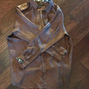 Banana Republic Silk Button Up